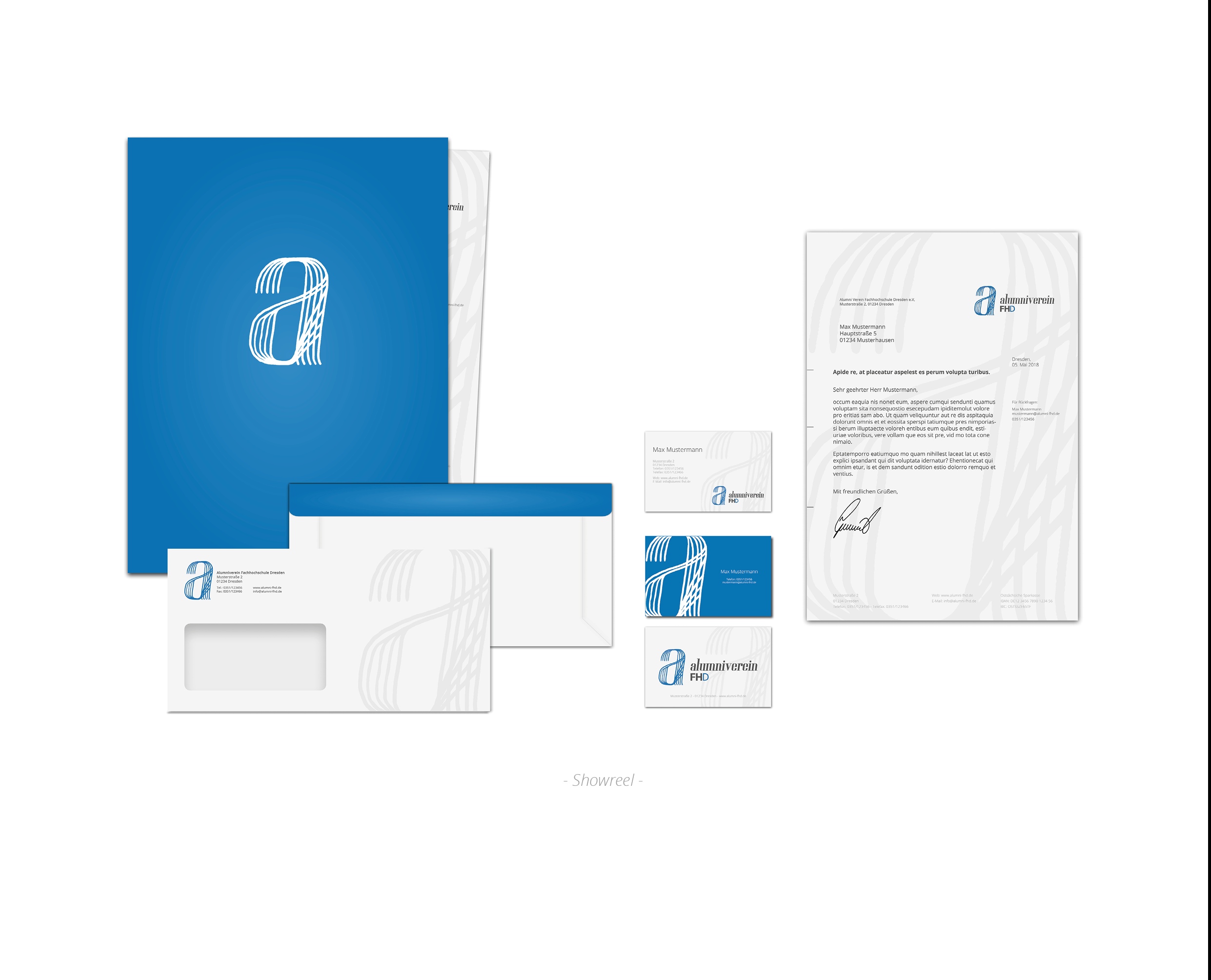 Alumni Verein Logo Design FH-Dresden Mockup