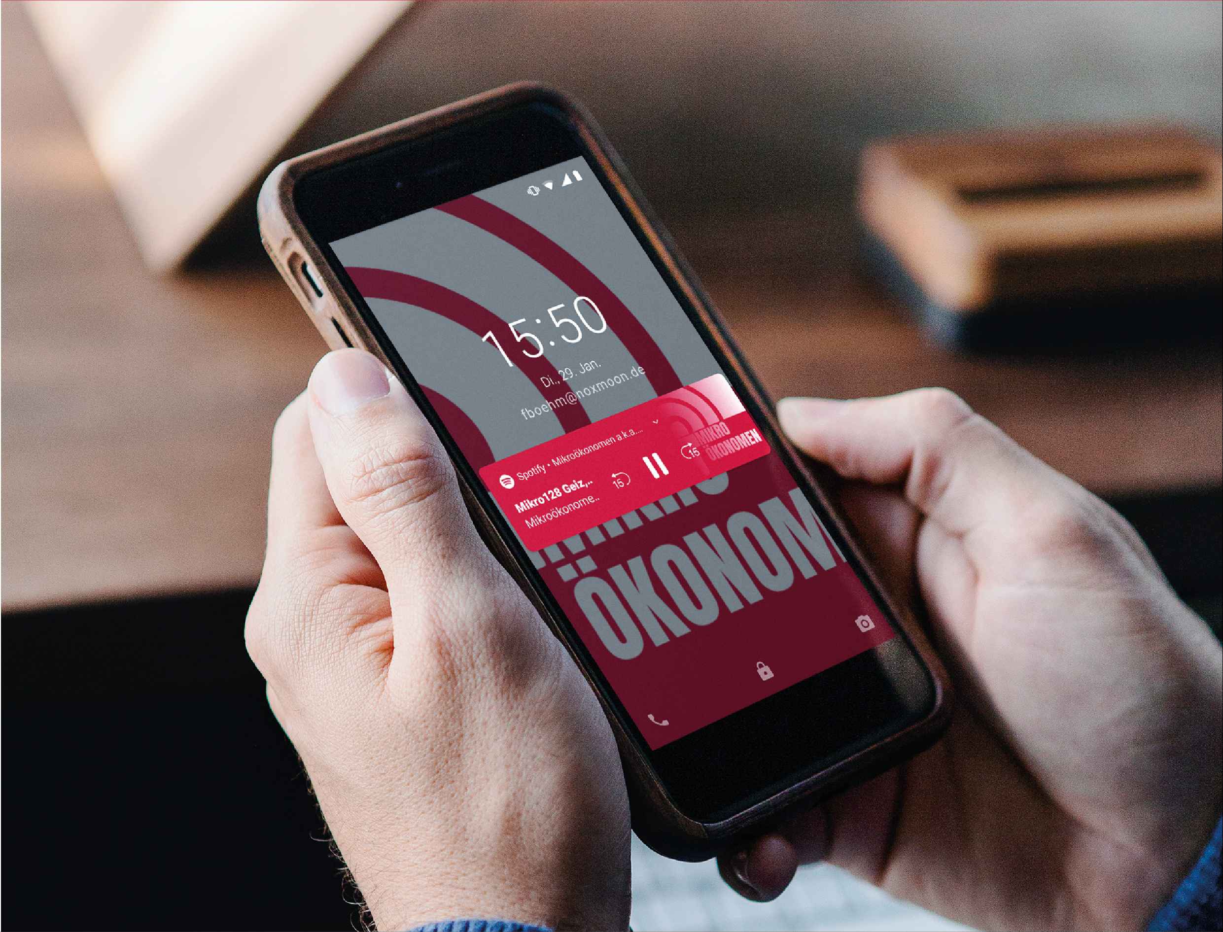 mikrooekonomen Logo Design Mockup