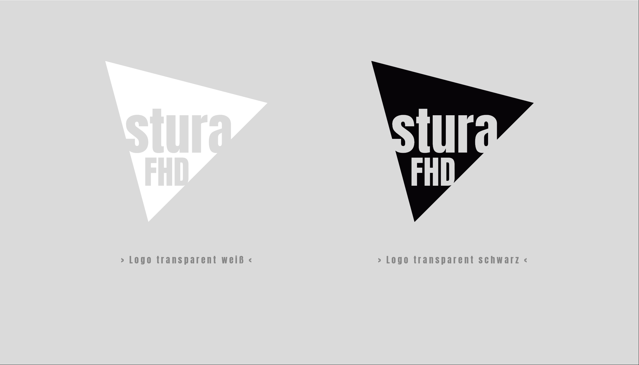 Studentenrat FH-Dresden Logo Design monochrom
