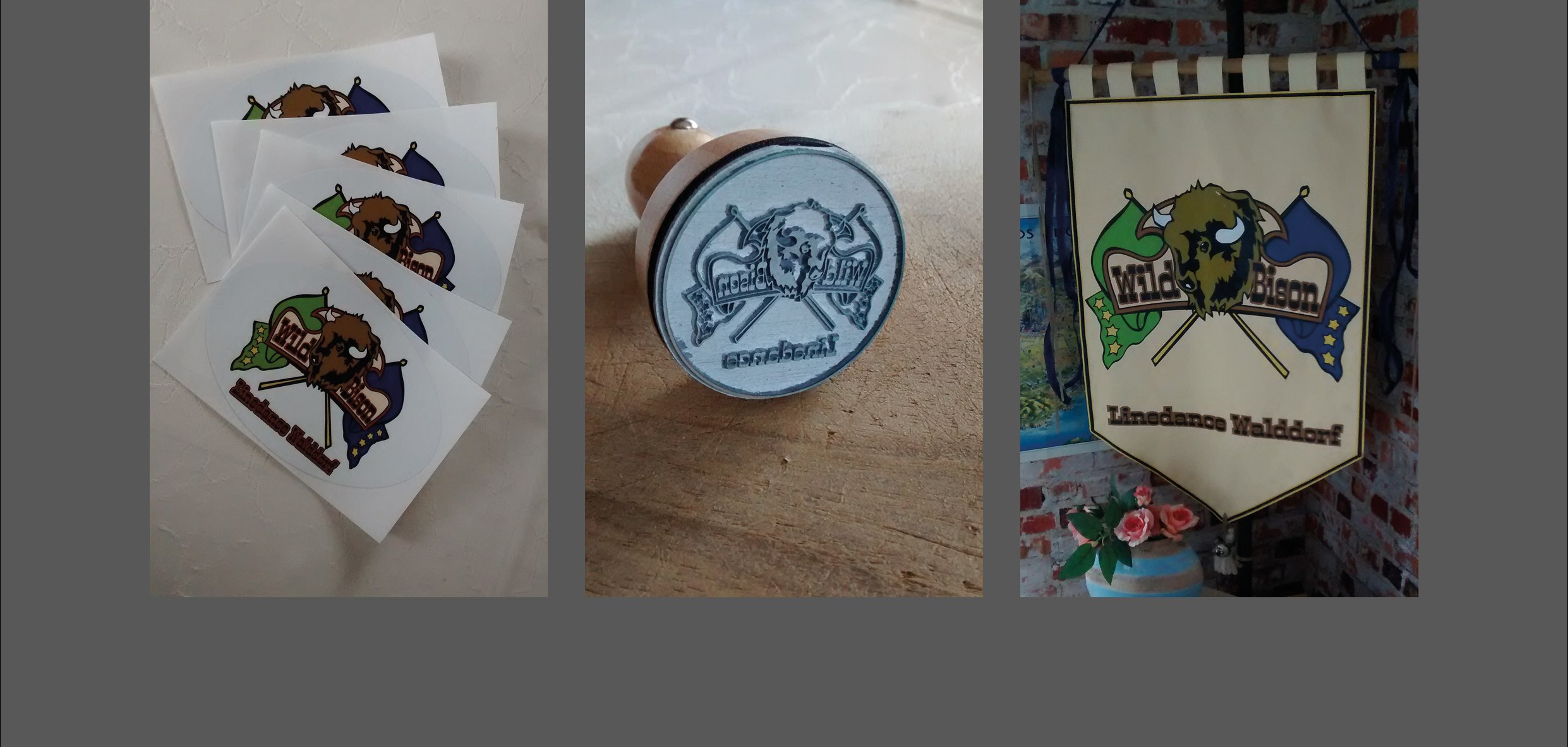 Wild Bison Linedance Logo Design Merchandise