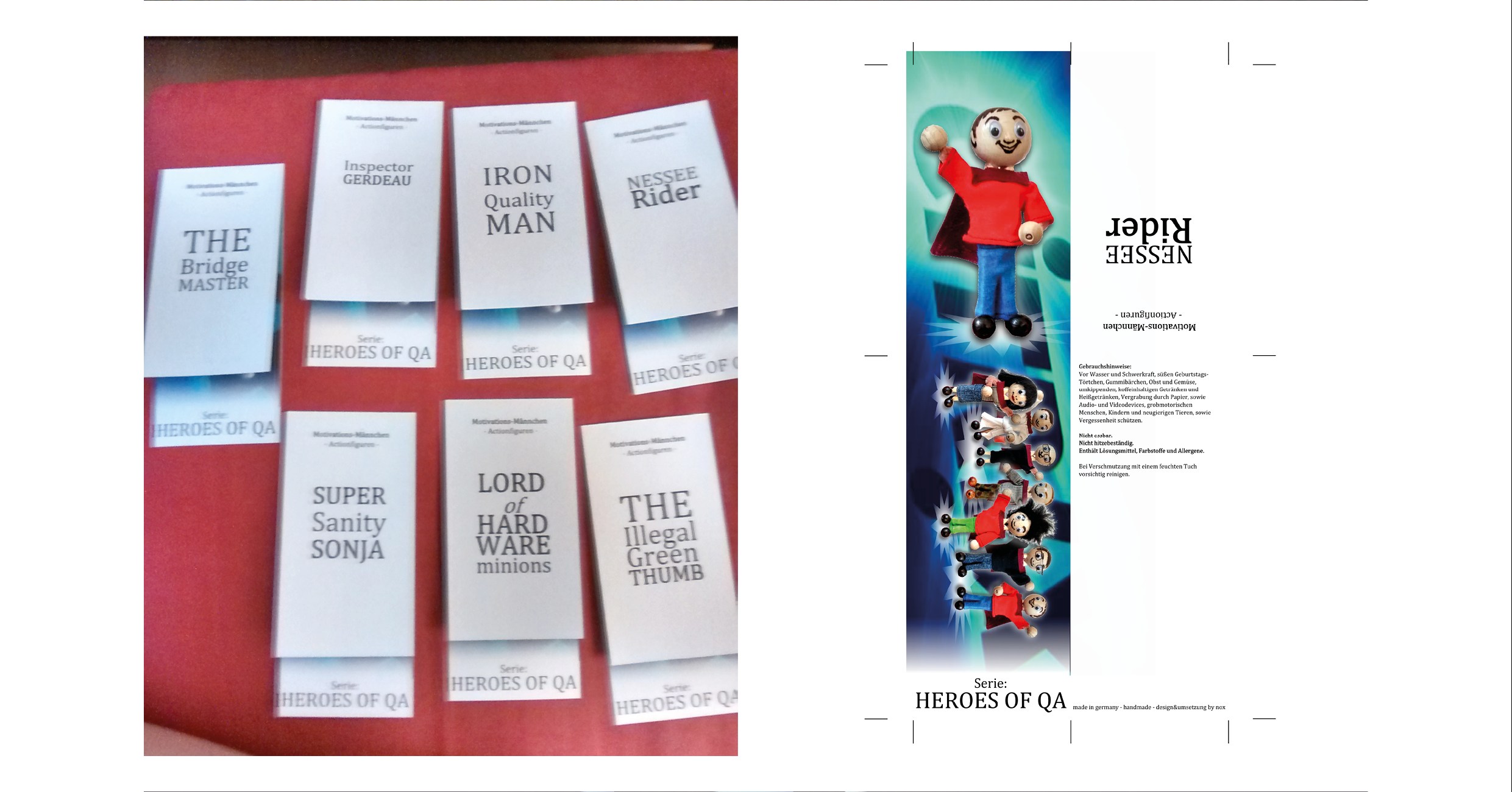 Quality Assurance Männchen Beipackzettel