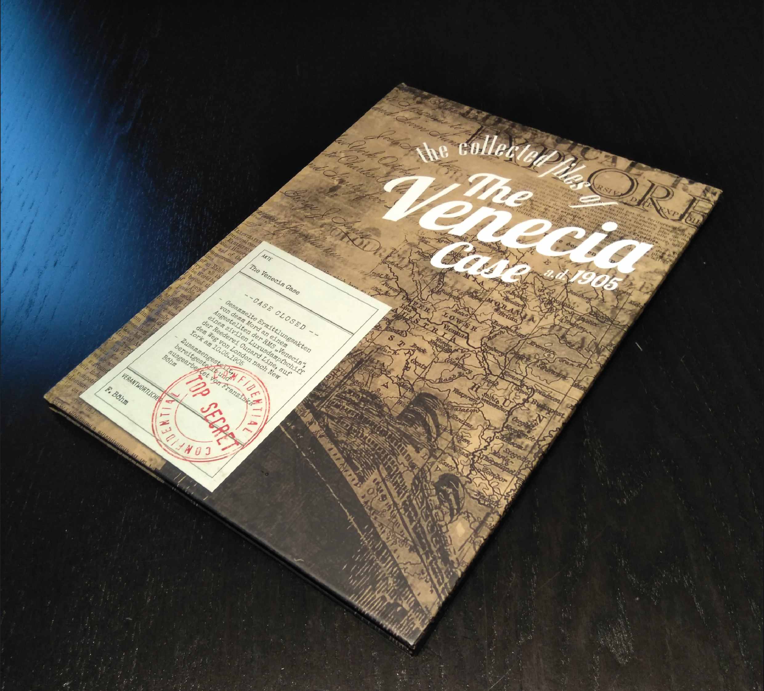 The Venecia Case Artbook Cover