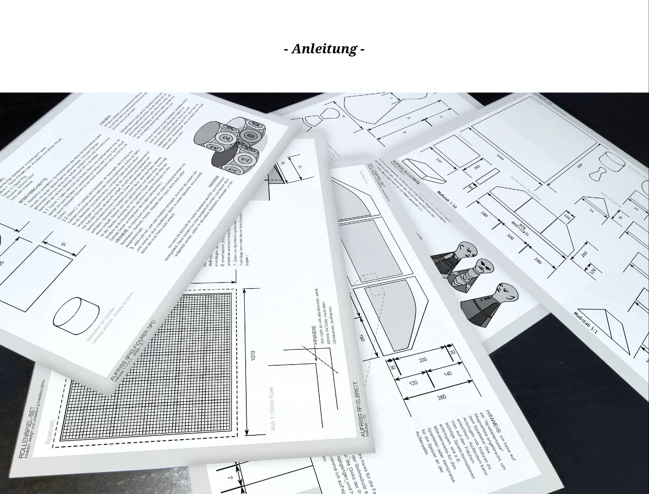 Bastelanleitung Pen and Paper Rollenspielset