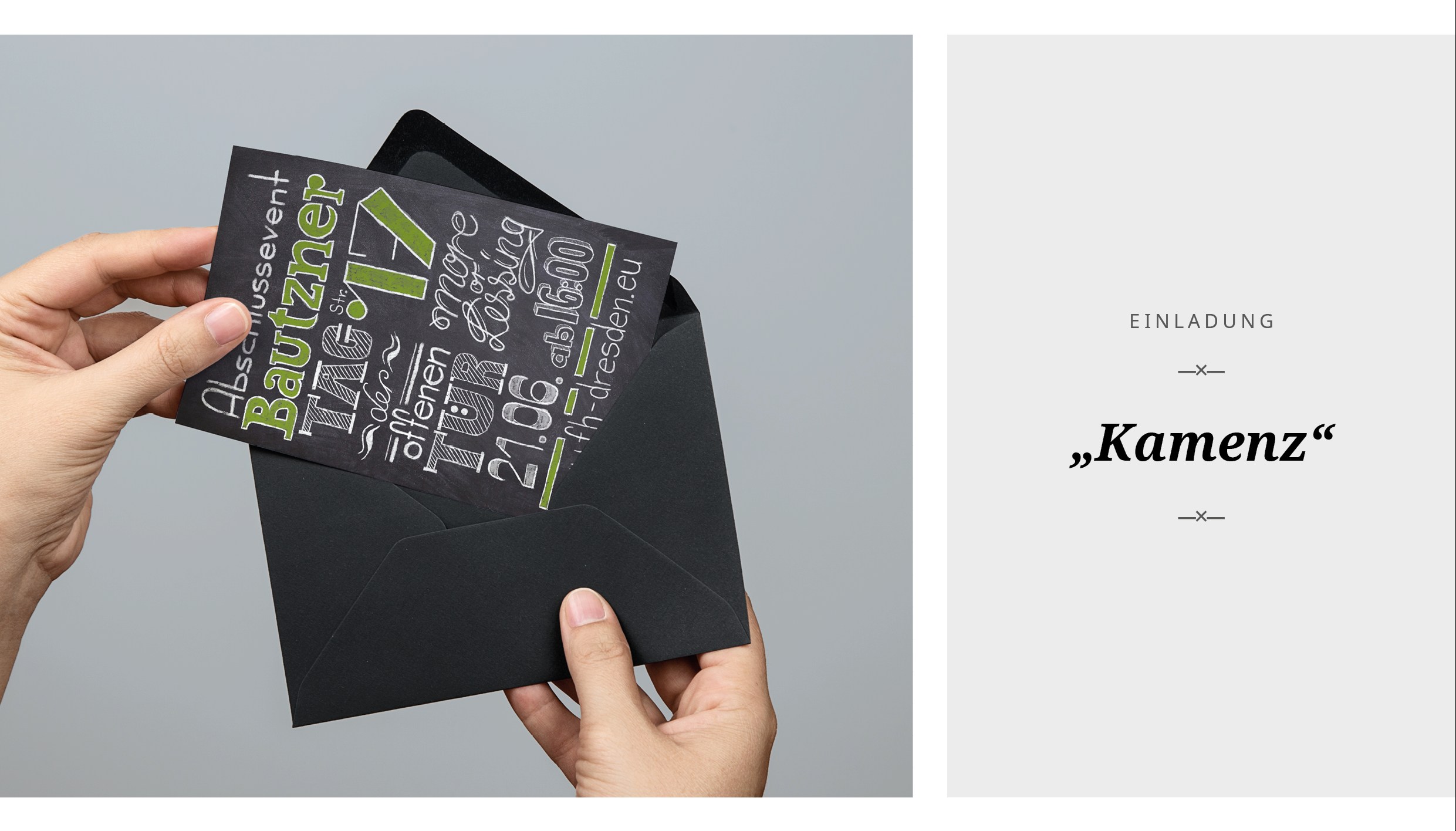 Einladungskarte Kamenz