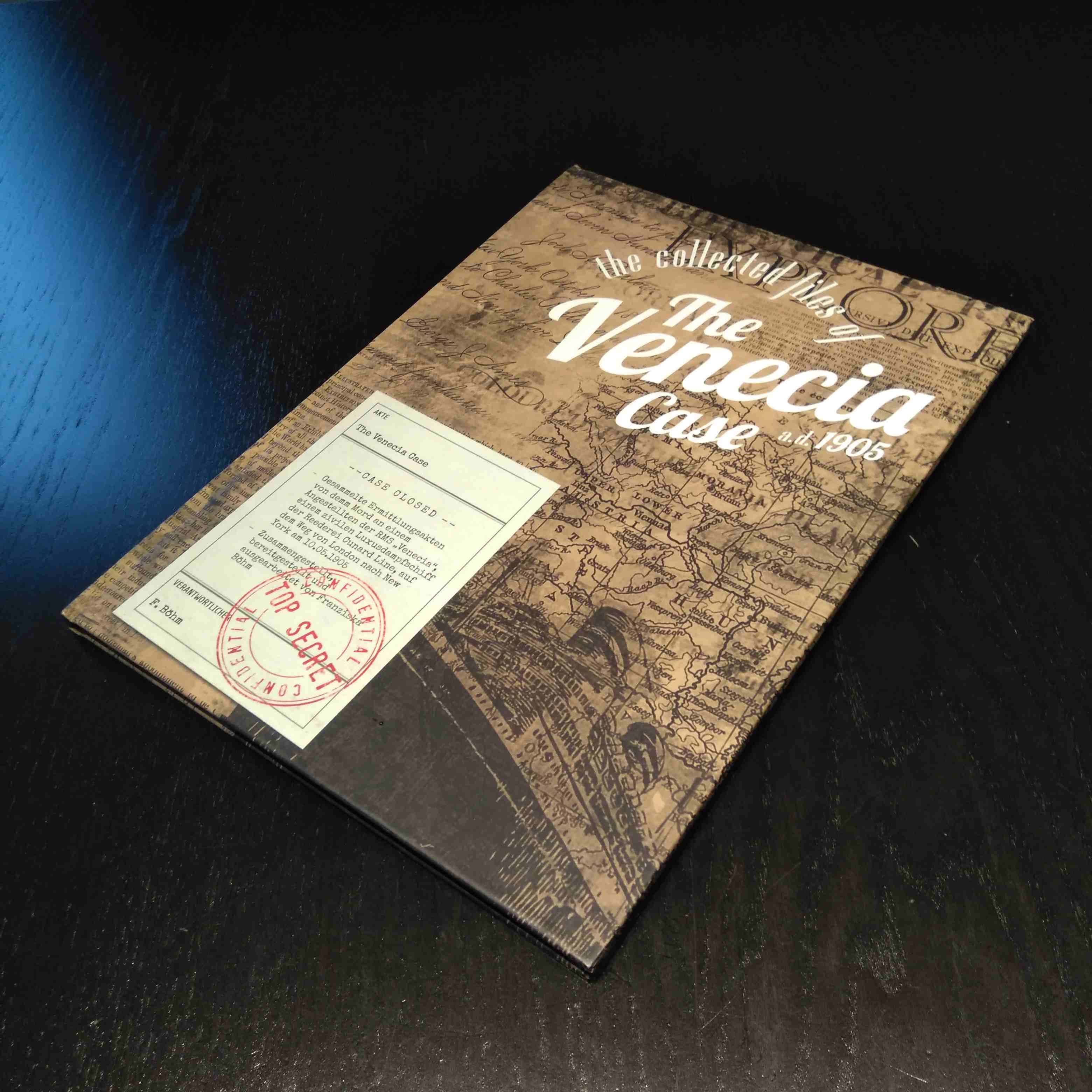 Artbook zu The Venecia Case Spiel