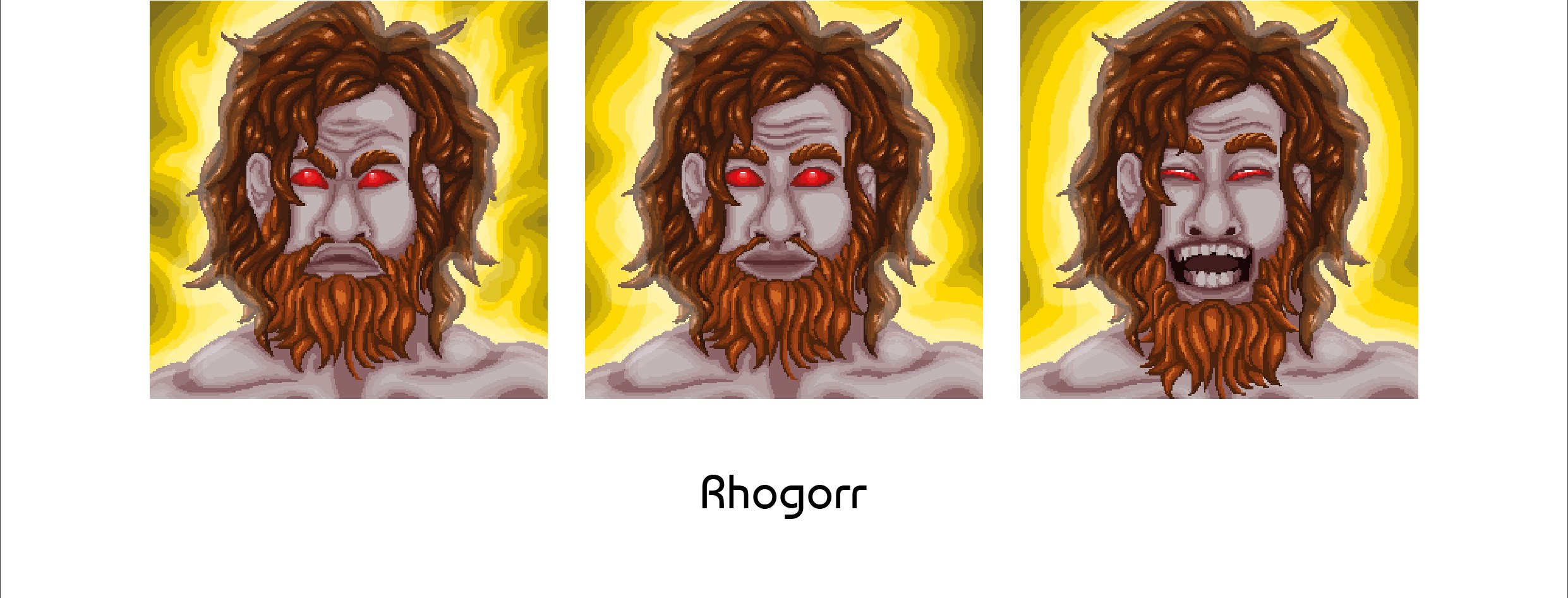 Game Assets für Urgent Sacrifices Gott Rhogorr