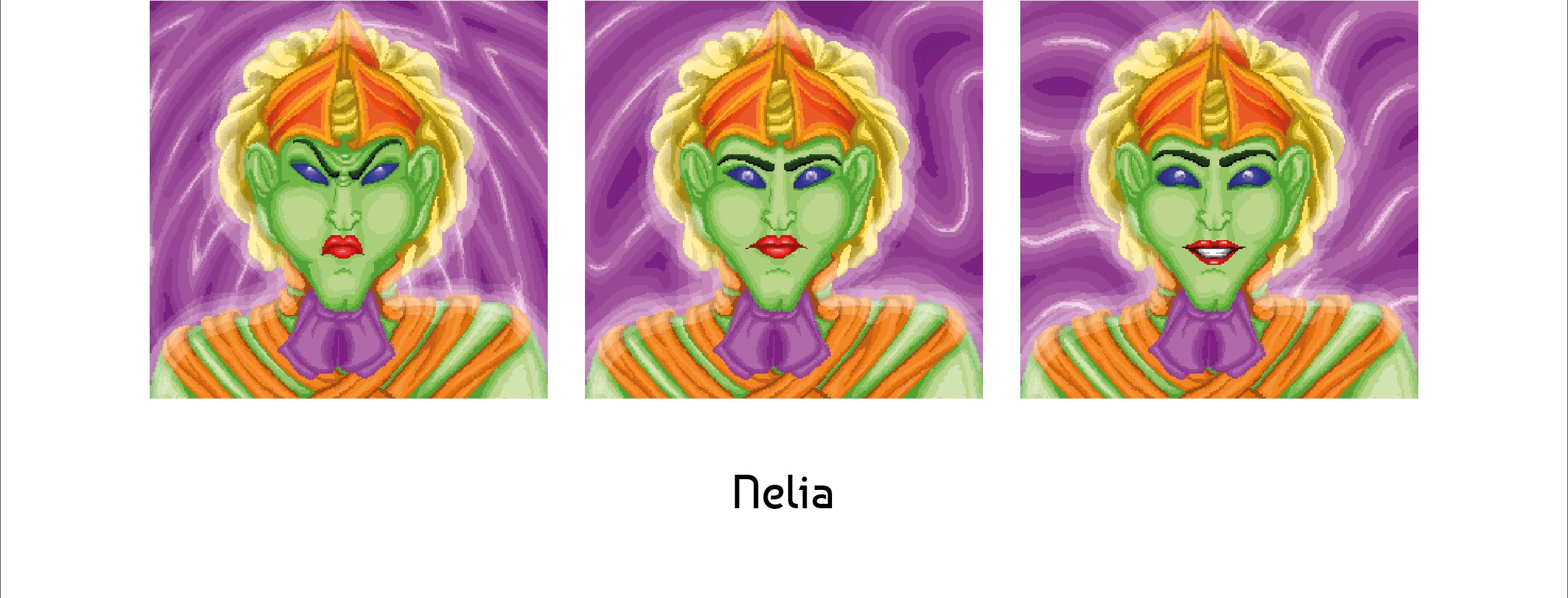 Game Assets für Urgent Sacrifices Göttin Nelia