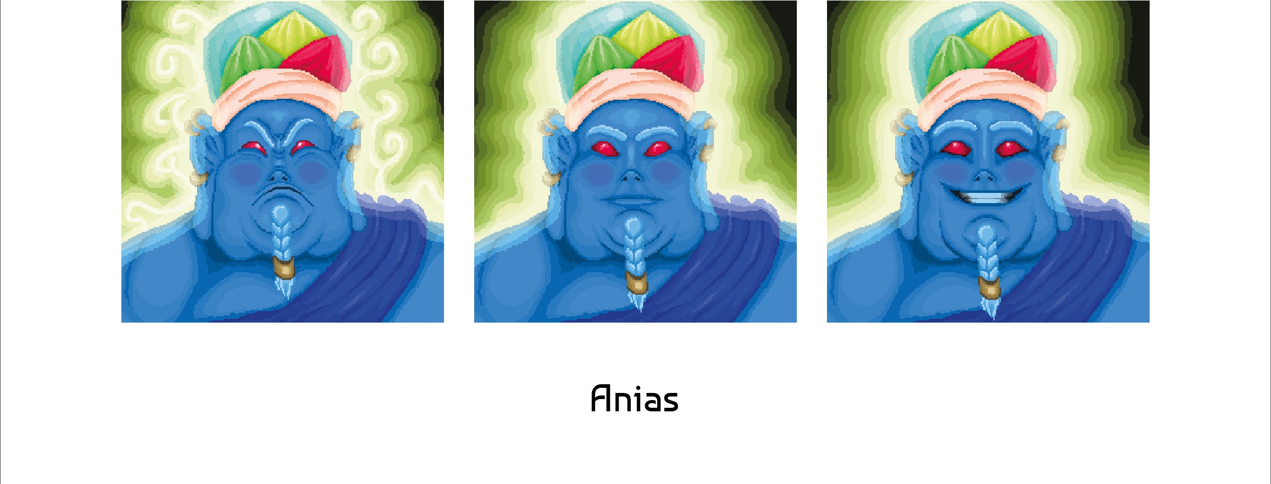 Game Assets für Urgent Sacrifices Gott Anias