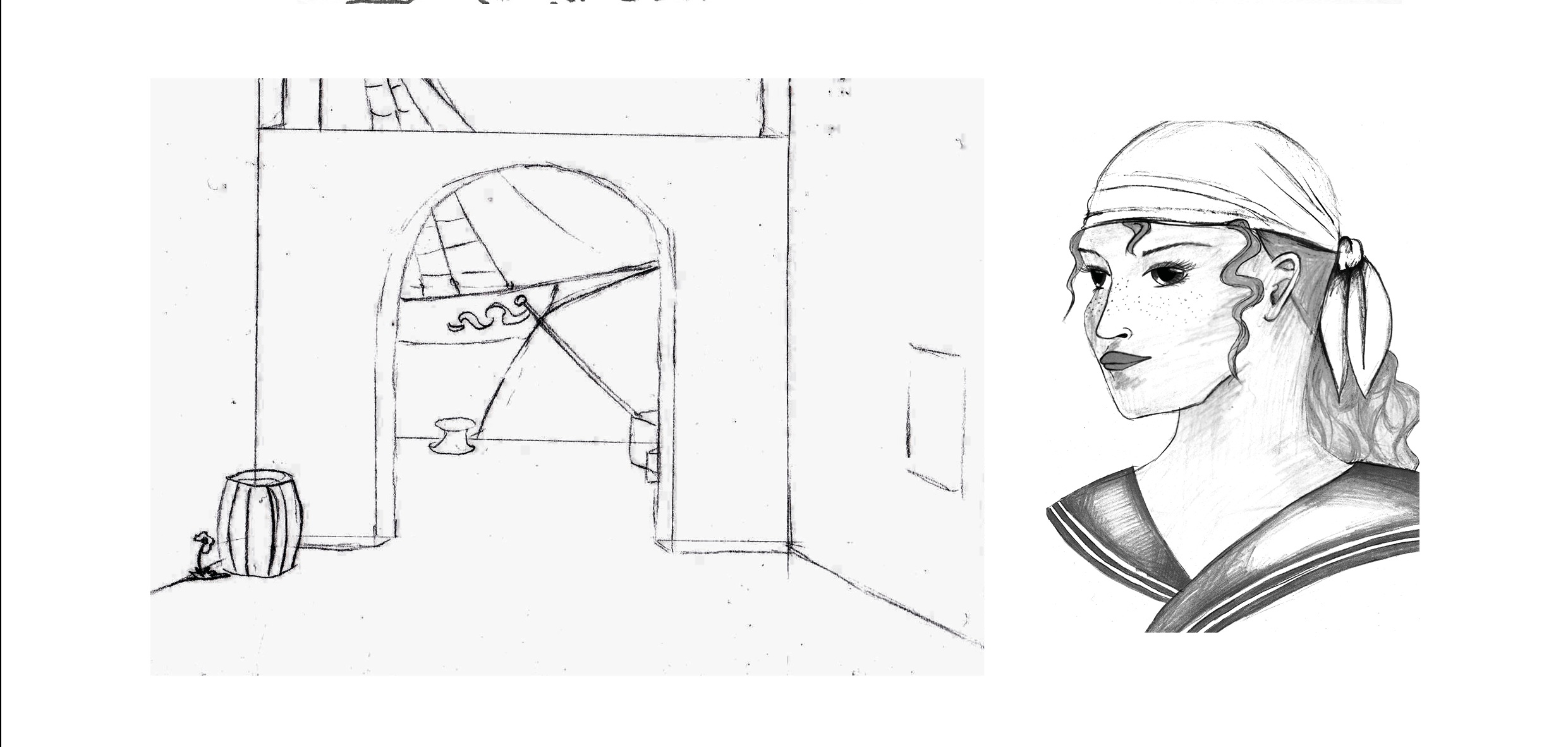 Point and Click Adventure Alphapiraten Concept Art