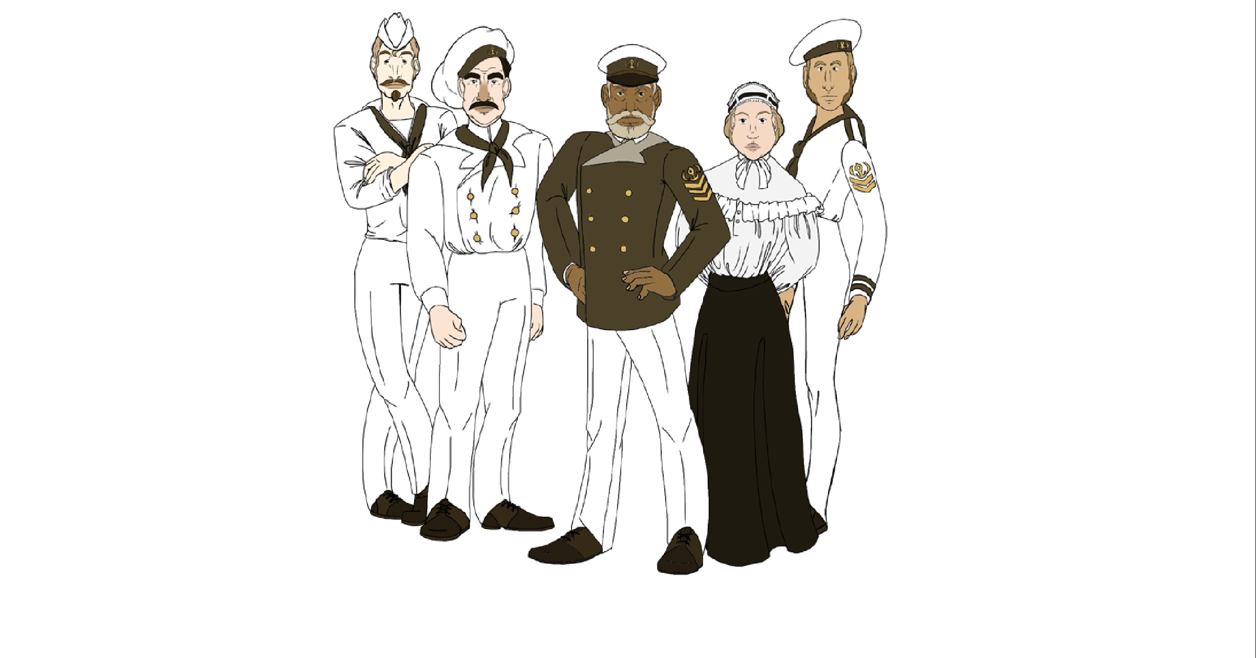 The Venecia Case Visual Novel Charaktere Schiffscrew