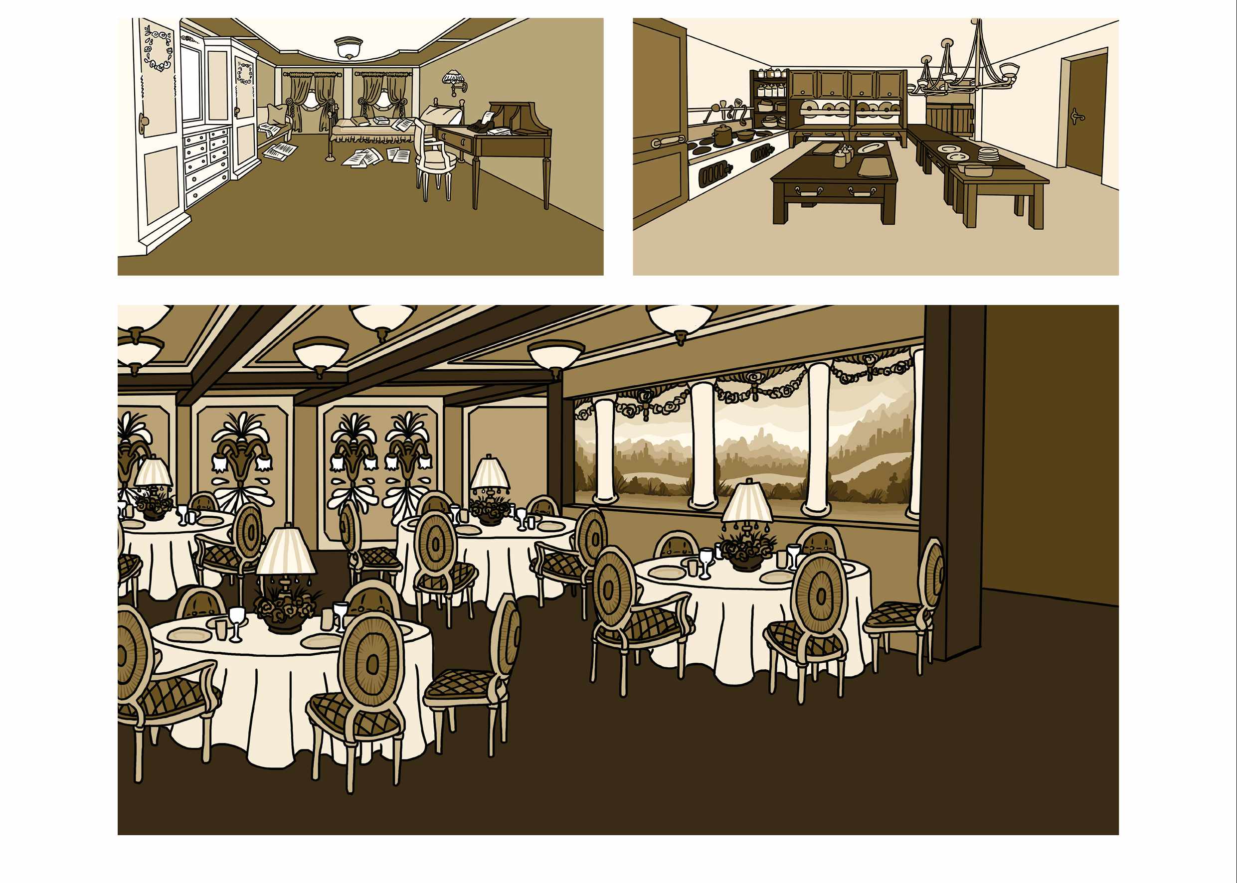 The Venecia Case Visual Novel Hintergründe