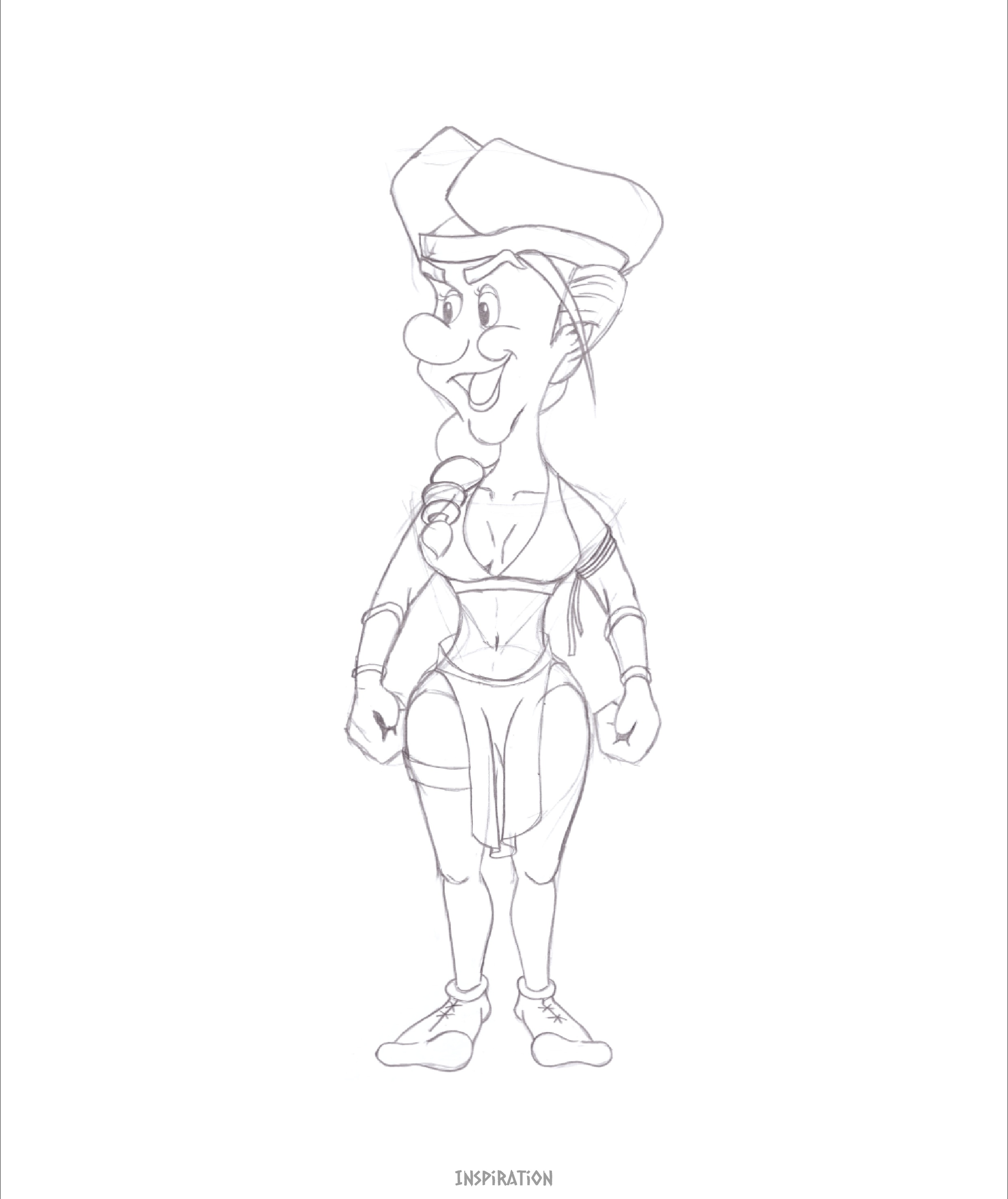 Hippolythe Charakterdesign Amazone