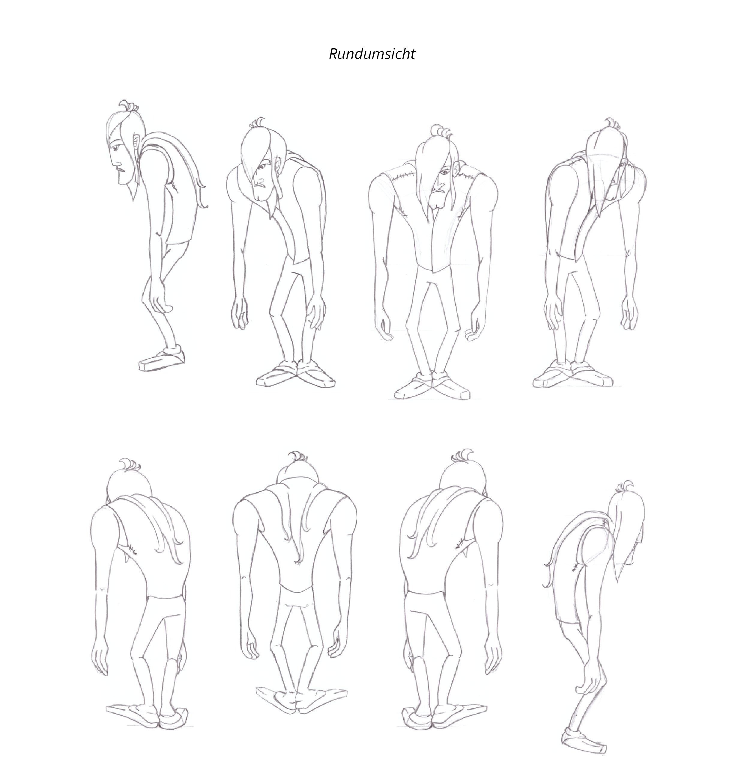 Victor Charakterdesign Turnaround