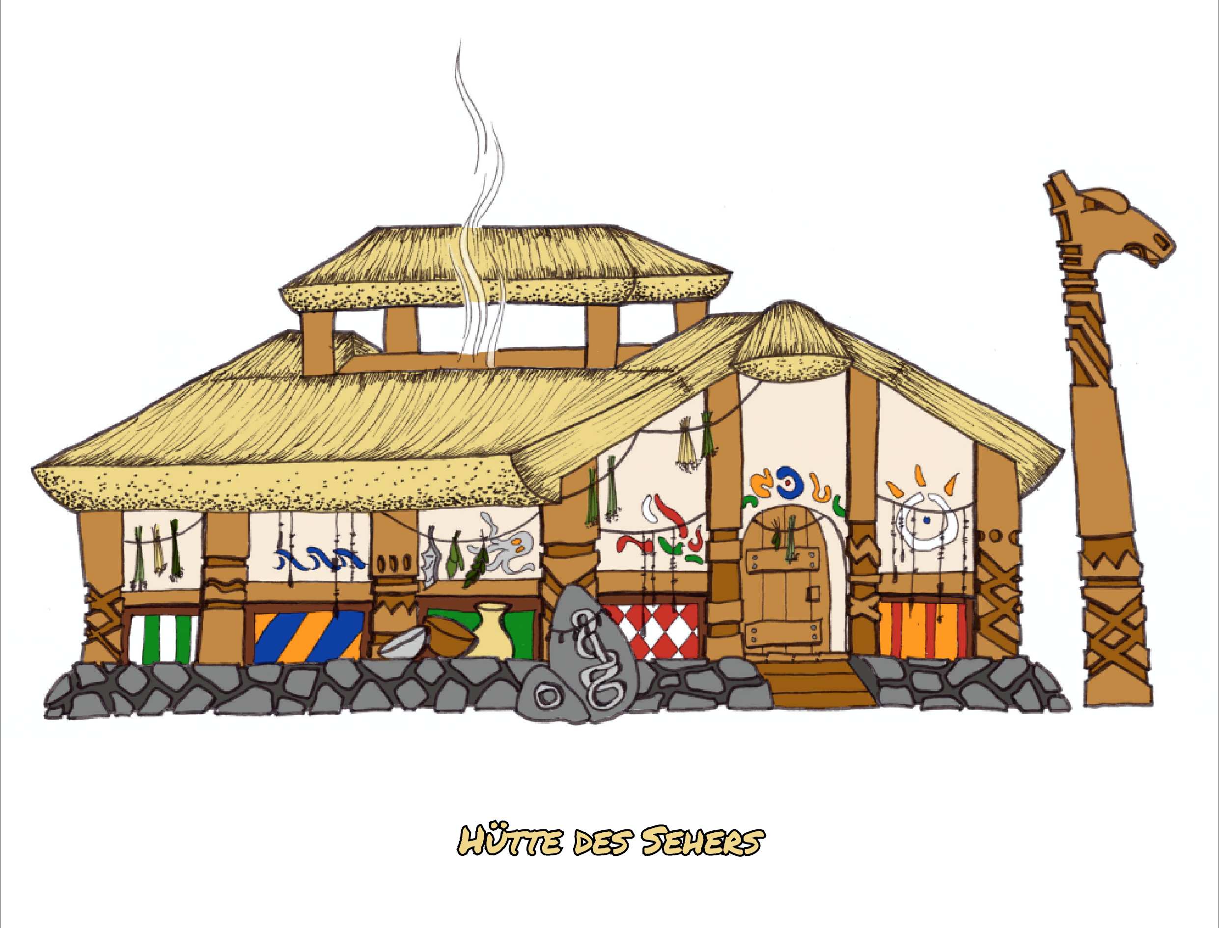 Fanart RocketbeansTV Beards 2 Wikinger Seher Hütte