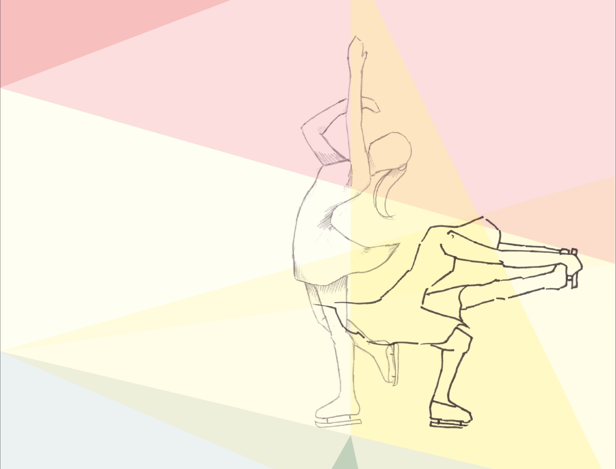 Illustration Sport Eiskunstlauf