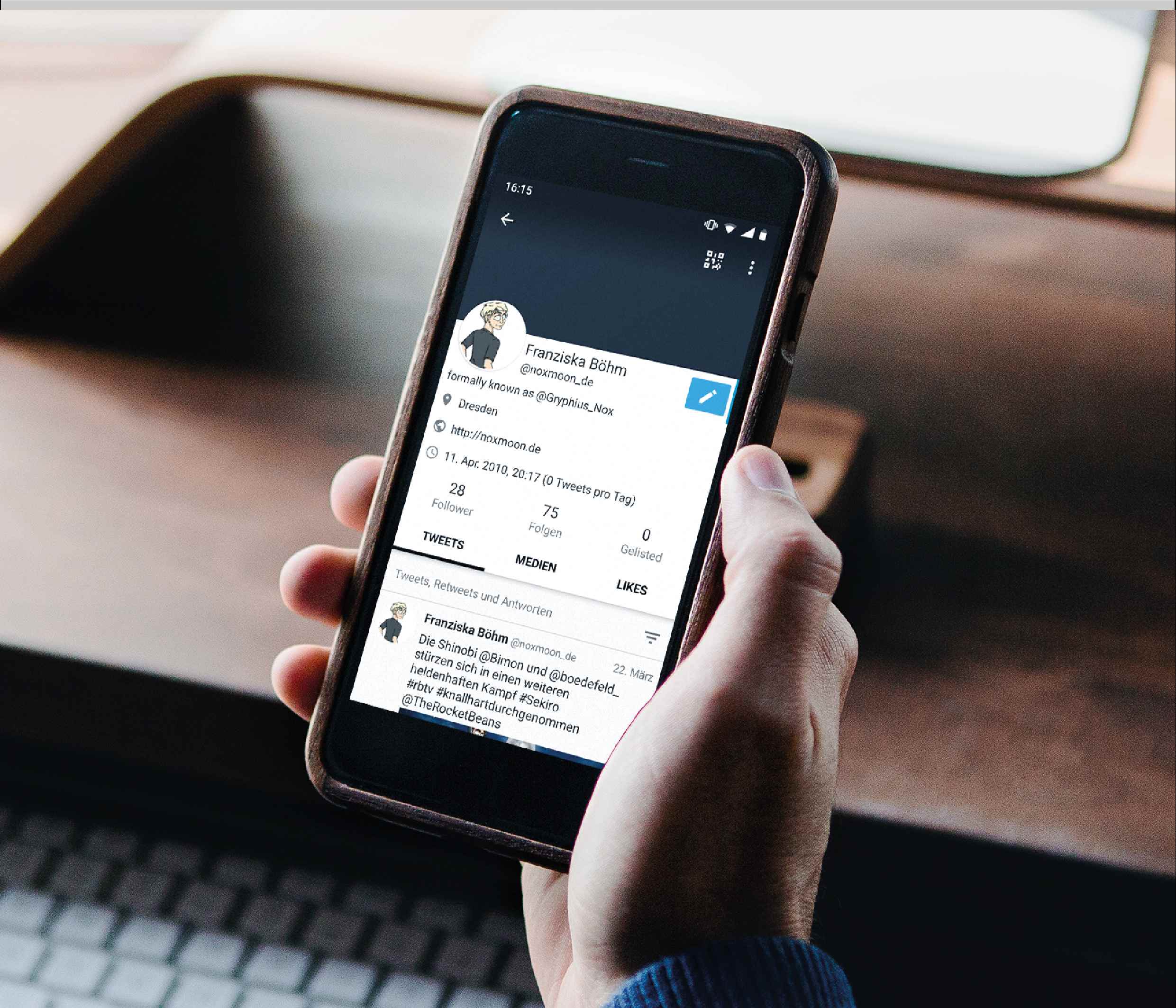 Profilbild Franziska Böhm Mockup