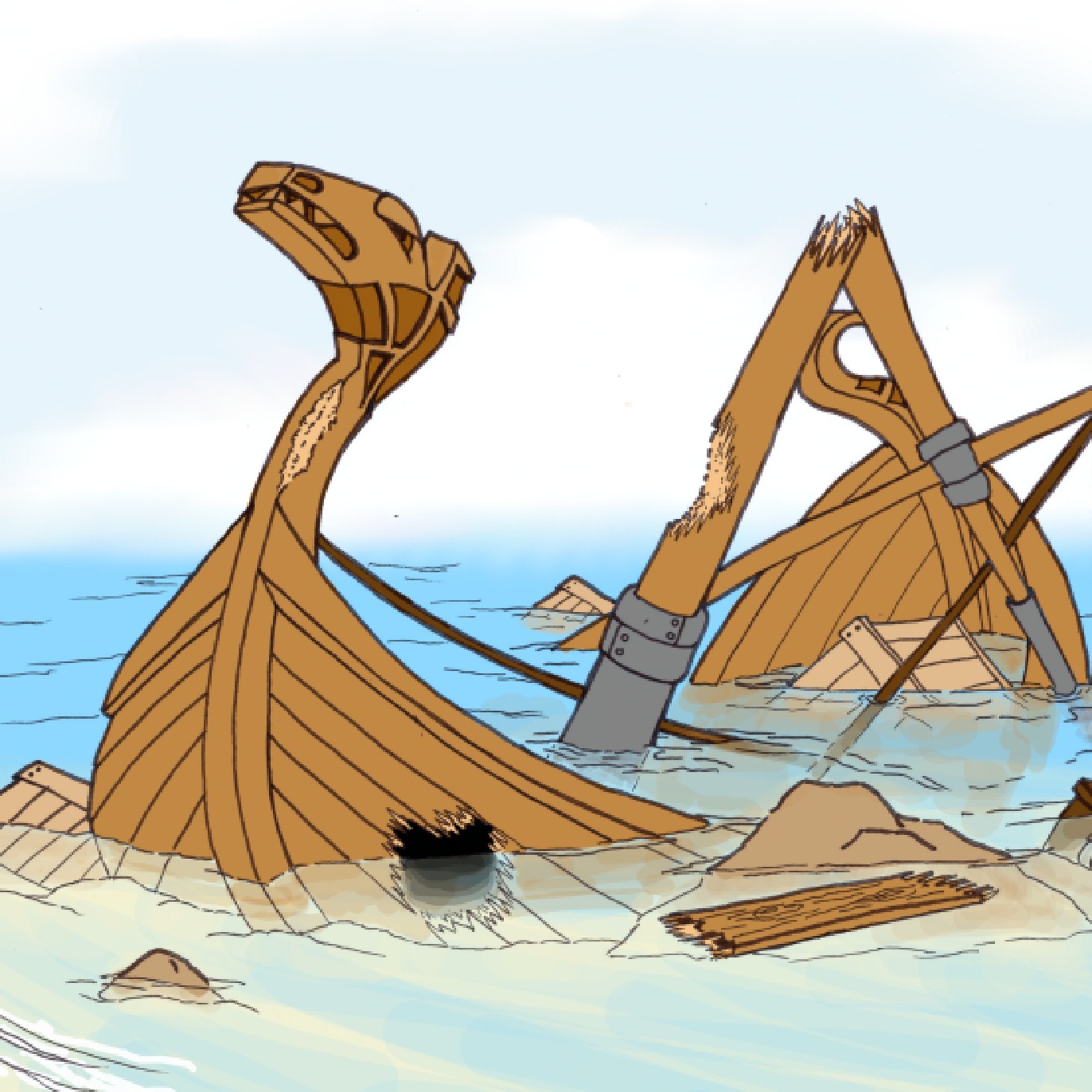 Fanart Rocket Beards 2 Pen and Paper