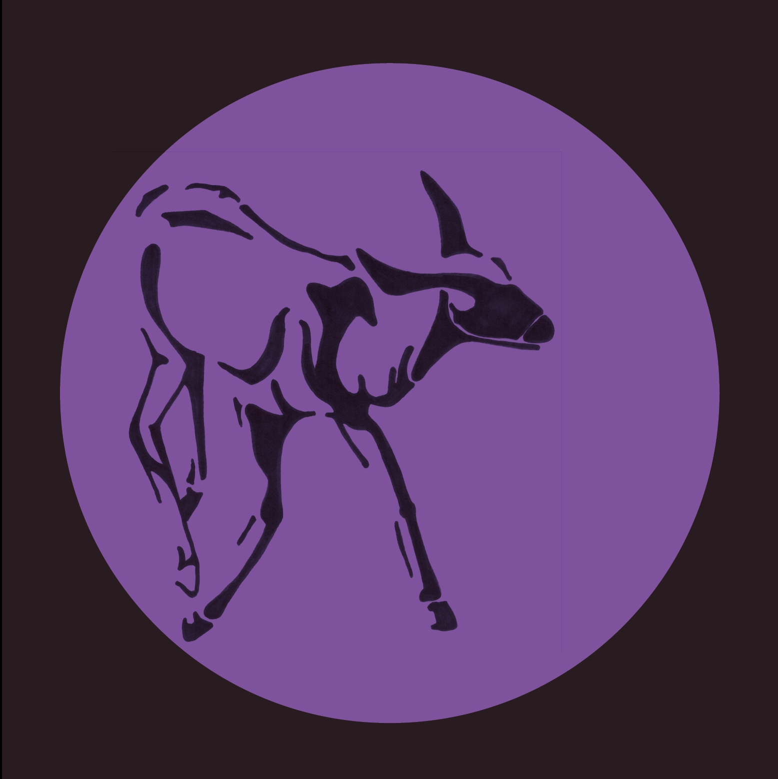 Illustrationen Reh verschiedenen Zeichenstilen